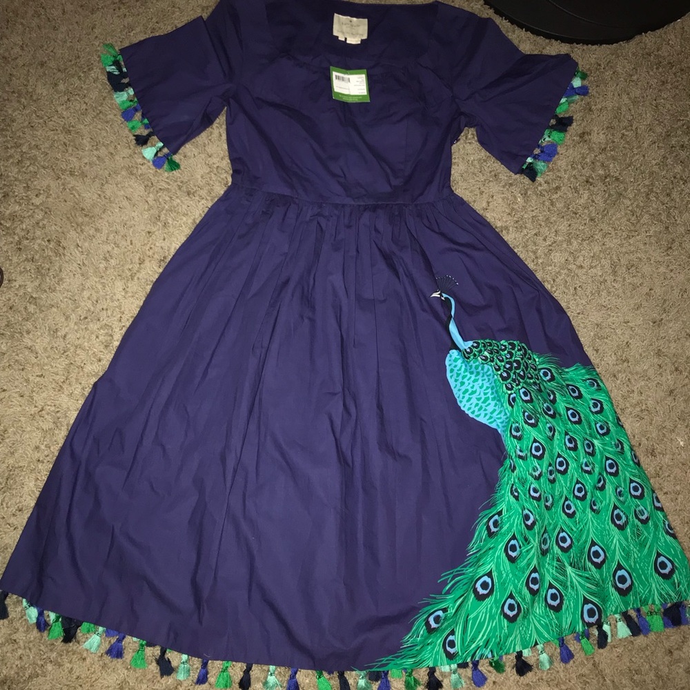 Kate Spade peacock dress - Picture 1 of 2